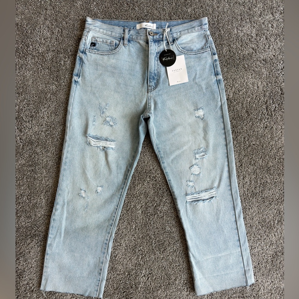 KanCan Light Blue Boyfriend Jeans